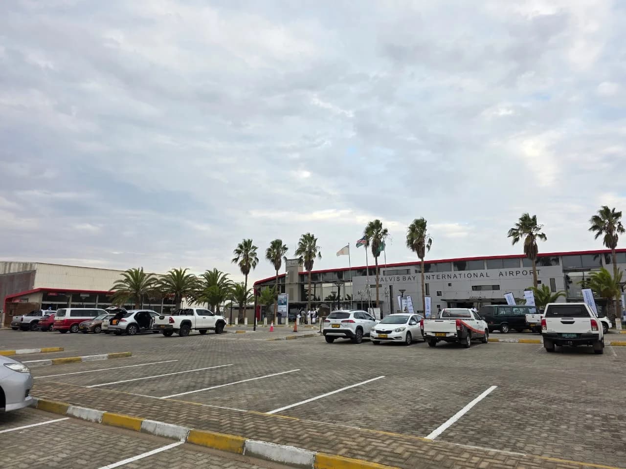 Walvis Bay International Airport, where ProAvia assists with visa and immigration services
